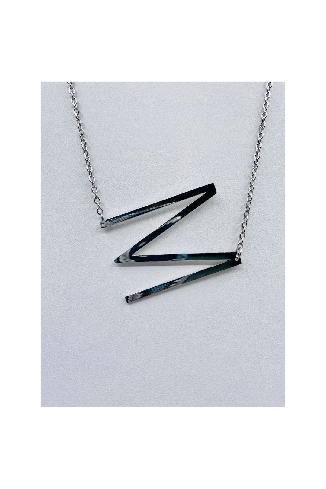 LARGE INITIAL NECKLACE - Butterfly Alley Jewelry