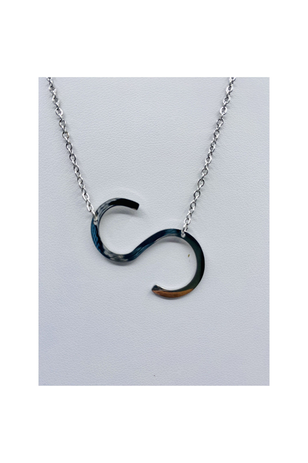 LARGE INITIAL NECKLACE - Butterfly Alley Jewelry