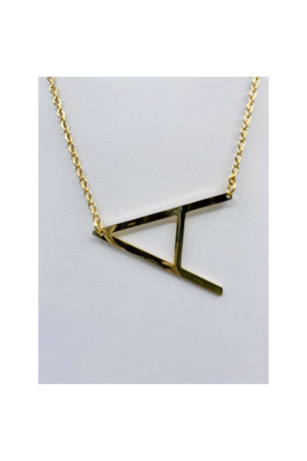 LARGE INITIAL NECKLACE - Butterfly Alley Jewelry