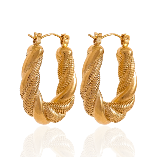 FLEX HOOP EARRINGS - Butterfly Alley Jewelry