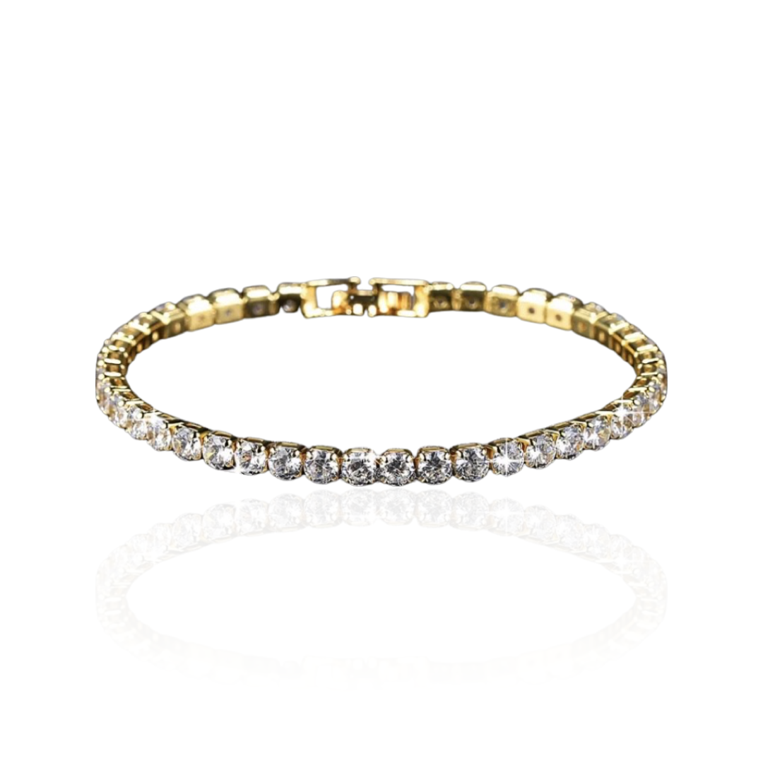 PRINCESS TENNIS BRACELET - Butterfly Alley Jewelry
