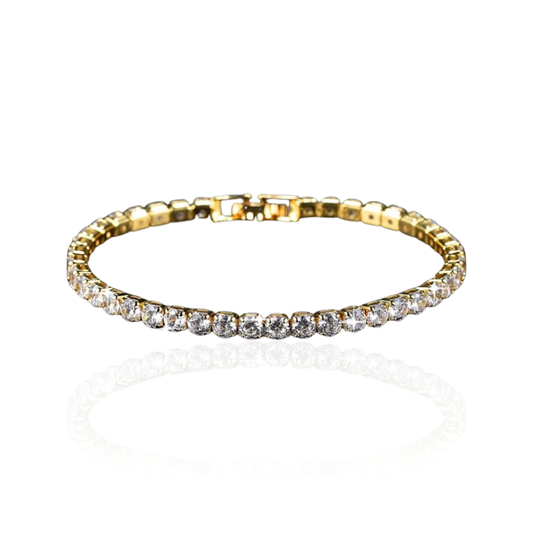 PRINCESS TENNIS BRACELET - Butterfly Alley Jewelry