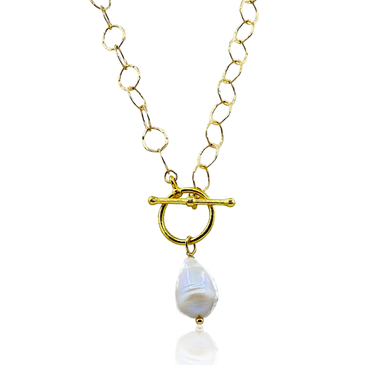 CARLITA PEARL NECKLACE - Butterfly Alley Jewelry