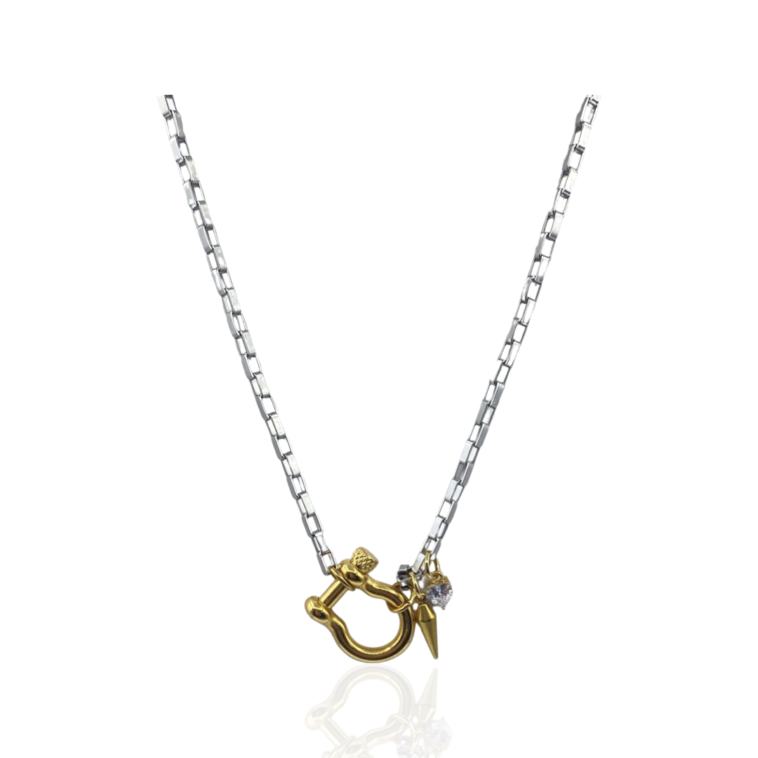 SANTANA SPIKE NECKLACE - Butterfly Alley Jewelry