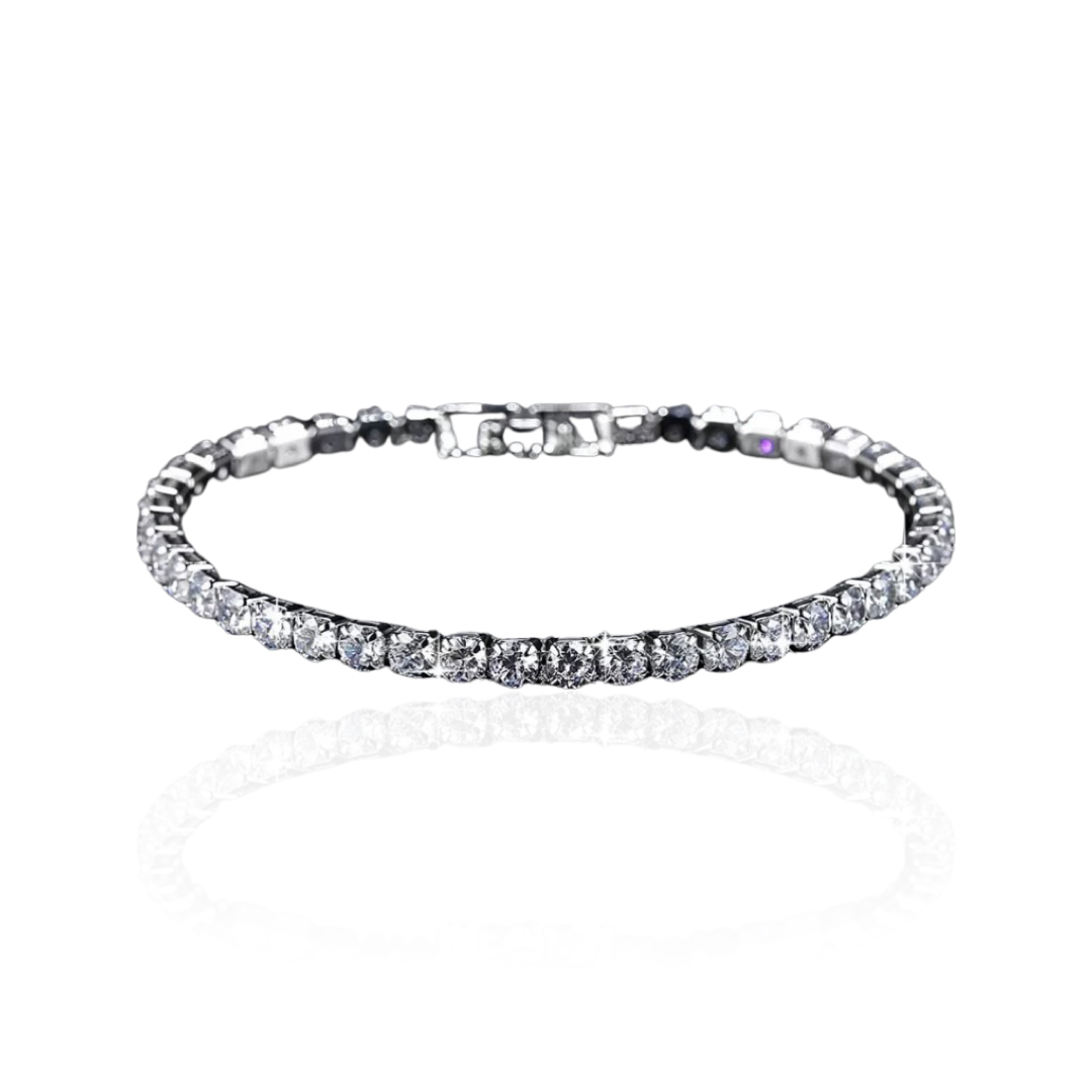 PRINCESS TENNIS BRACELET - Butterfly Alley Jewelry