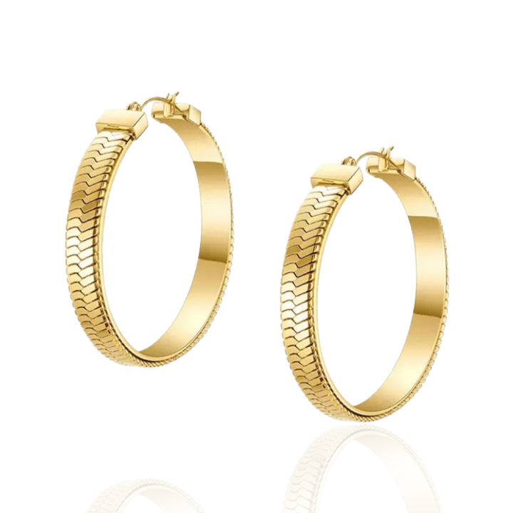 ARIANA HOOP EARRINGS - Butterfly Alley Jewelry