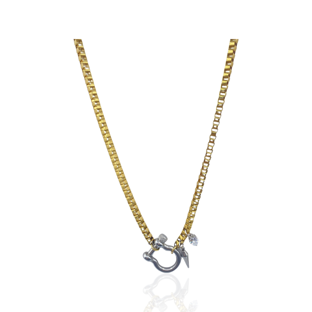SANTANA SPIKE NECKLACE - Butterfly Alley Jewelry
