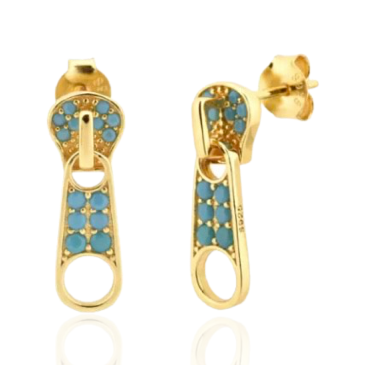 Zipper Earring – Trendy Fashion Accessories | Butterfly Alley Jewelry