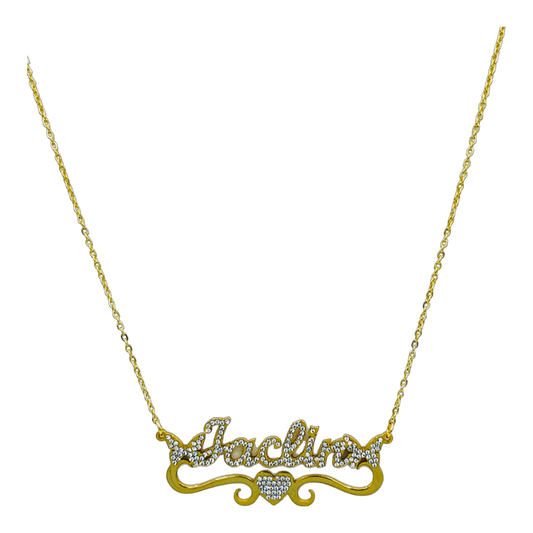 SAY MY NAME BLING NECKLACE - Butterfly Alley Jewelry