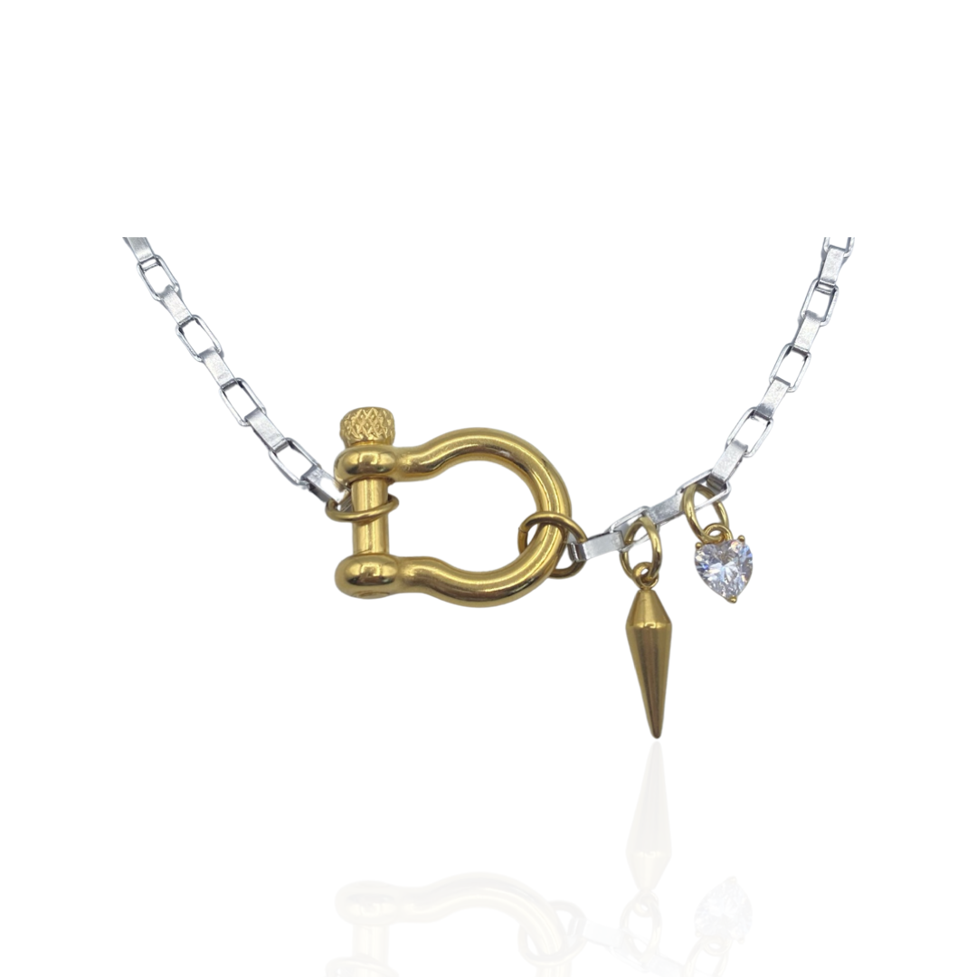 SANTANA SPIKE NECKLACE - Butterfly Alley Jewelry