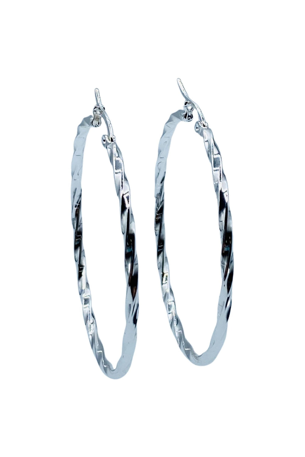DON'T GET IT TWISTED HOOP EARRINGS - Butterfly Alley Jewelry