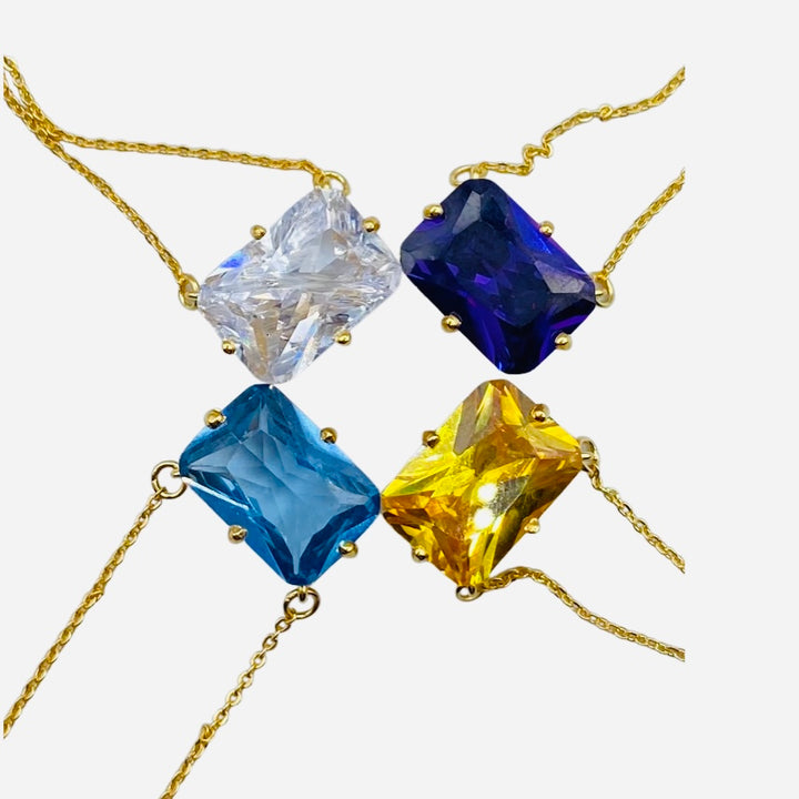 BARONESS GEMSTONE NECKLACE - Butterfly Alley Jewelry